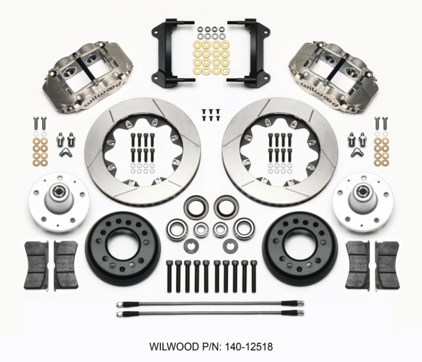 Wilwood 140-12518 Forged Superlite 4R ST BB Front Kit Road Race 82-92 Camaro//Firebird