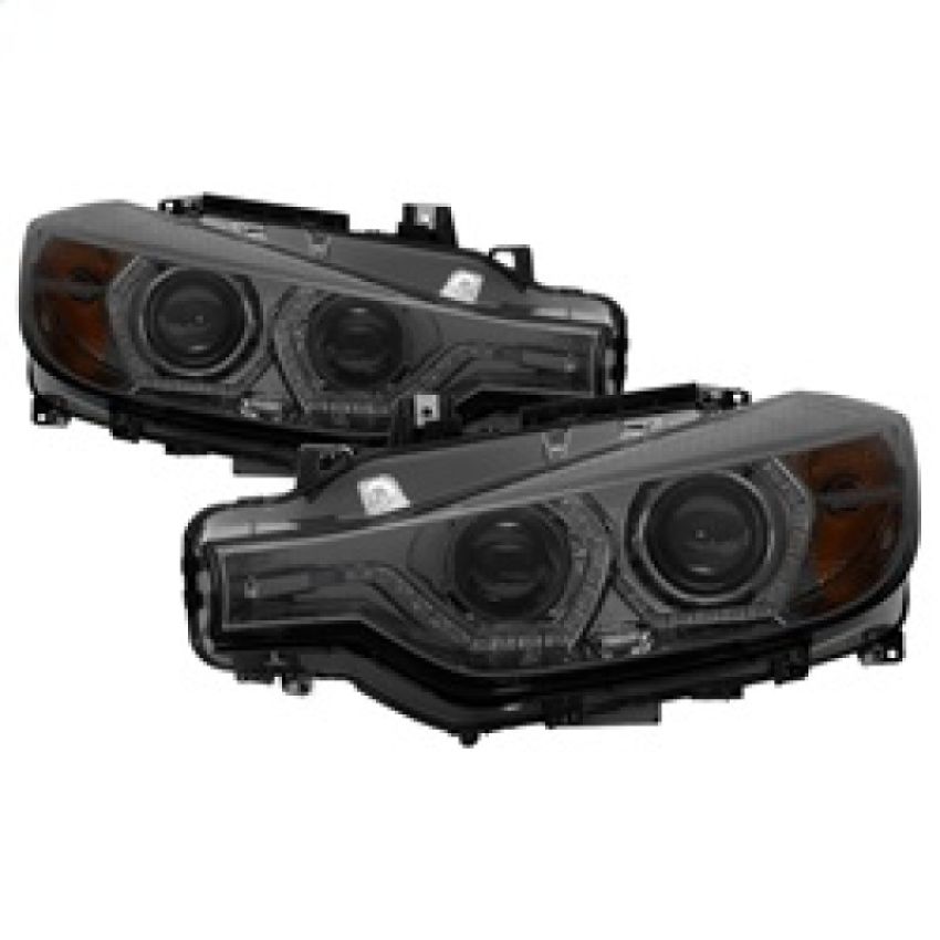 SPYDER 5084361 Projector Headlights - LED DRL - Smoke