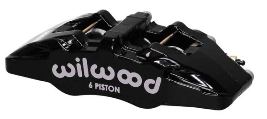 Wilwood 120-13428-RD Caliper-Forged Dynapro 6 5.25in Mount-Red-R/H 1.62/1.38in/1.38in Pistons .81in Disc