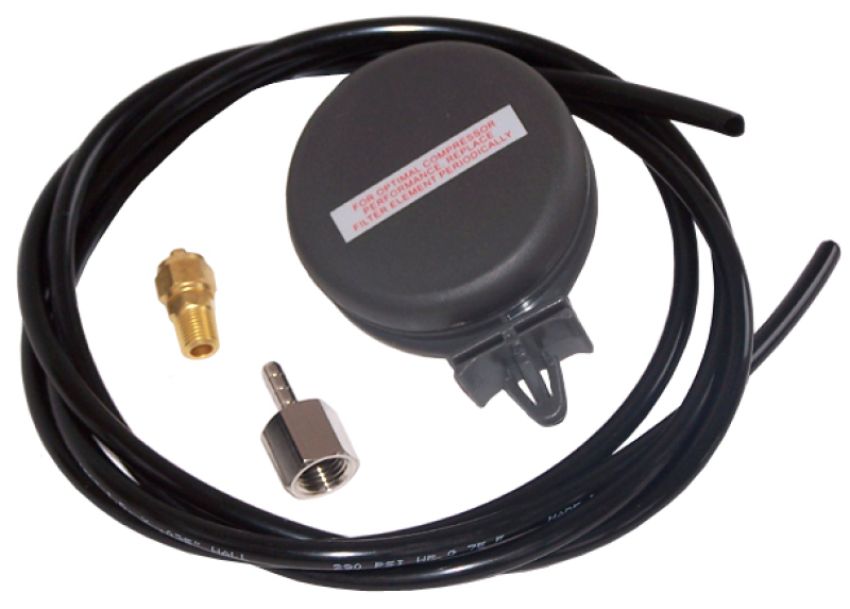 Kleinn Air Horns 6810 Kleinn 1/4In Snorkel Kit w/ Air Filter/ Spare Elements/ / Snorkel Tubing