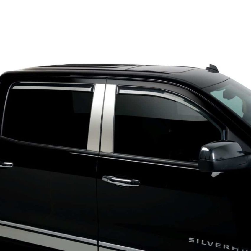 Putco 580440 14-18 Chevy Silverado LD - 4 Door - Crew Cab Element Tinted Window Visors