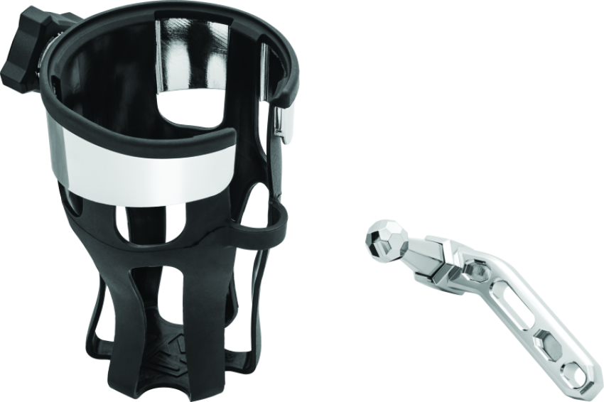 Kuryakyn 6484 Reflex Drink Holder-Perch Mount Chrome