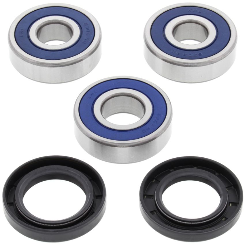 All Balls Racing 25-1258 89-90 Honda CB400F Wheel Bearing Kit - Rear