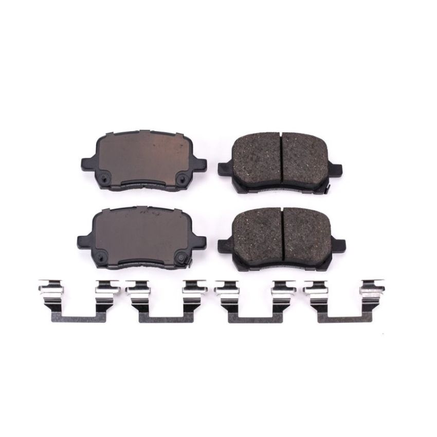 PowerStop 17-1028 PowerStop - Z17 Low-Dust Ceramic Brake Pads with Hardware