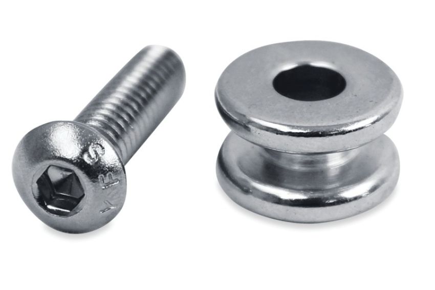Mustang Motorcycle 78146 Mustang 1/4-20x1 inch BTN HD and Spool Washer