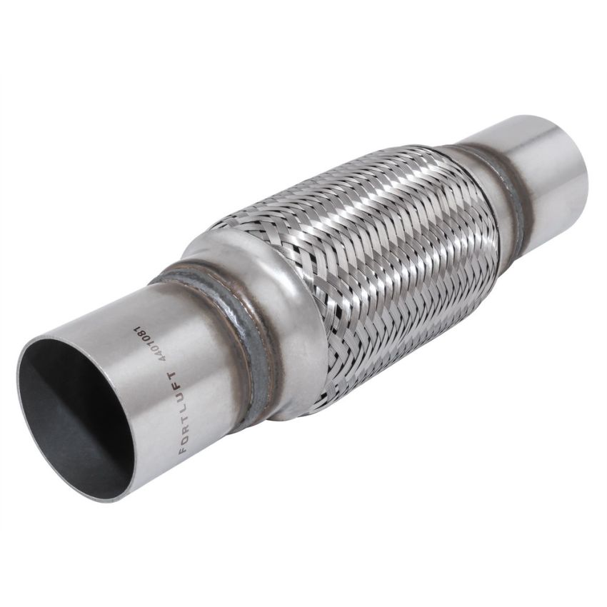 FORTLUFT 4401081 Exhaust Flex Connector with Extension Pipes 2.00''x6.00''x10.00'' Stainless Steel