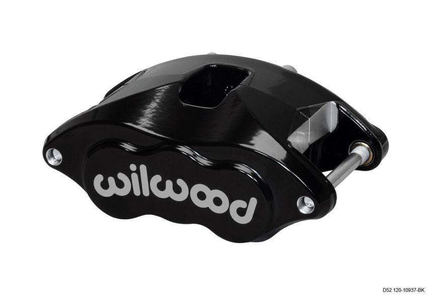 Wilwood 120-10937-BK Caliper-D52-Black Pwdr 2.00/2.00in Pistons 1.04in Disc