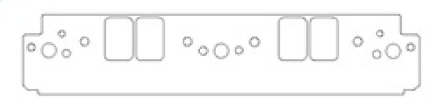 Cometic Gasket C5586-031 Cometic Chrysler W8 Head V8 .031in Fiber Intake Manifold Gasket Set - 1.450in x 2.200in Ports