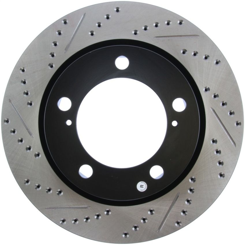 Stoptech 127.44162R Slotted & Drilled Sport Brake Rotor