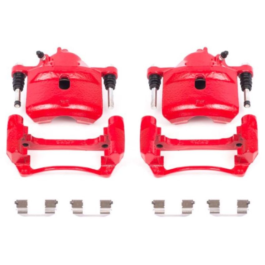 PowerStop S2090 Red Powder Coated Calipers