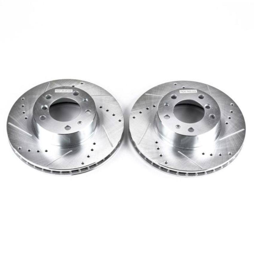 PowerStop EBR262XPR PowerStop Evolution Performance Drilled, Slotted & Plated Brake Rotor Pair