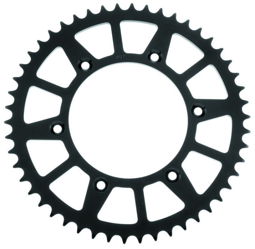 BikeMaster 965215 Husaberg Rear Steel Sprocket 520 45T - Black
