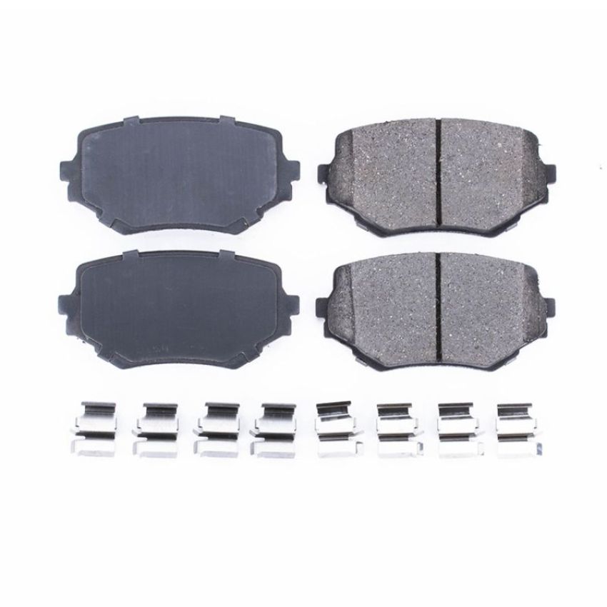 PowerStop 17-680 PowerStop - Z17 Low-Dust Ceramic Brake Pads with Hardware