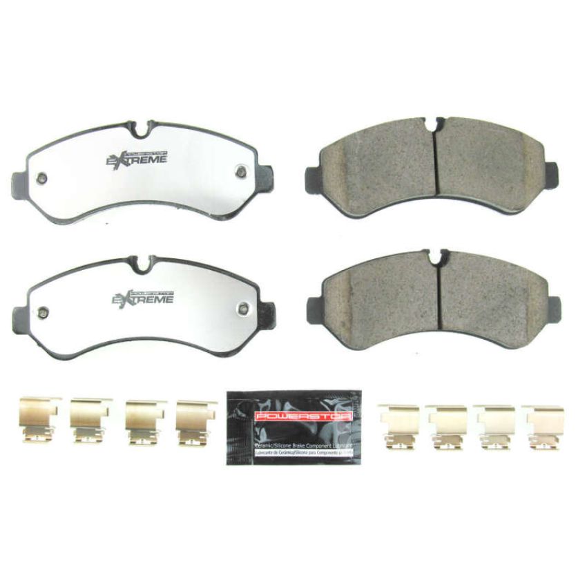PowerStop Z36-2236 PowerStop - Z36 Truck and SUV Carbon-Fiber Ceramic Brake Pads with Hardware Kit