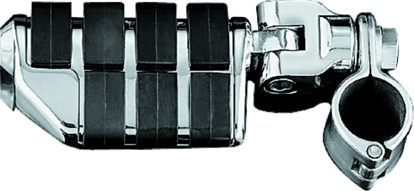 Kuryakyn 7992 Dually ISO  Pegs With 1-1/4inch Clamp Chrome (Pair)