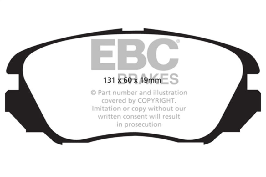 EBC Brakes DP32013C Redstuff Ceramic Low Dust Brake Pads