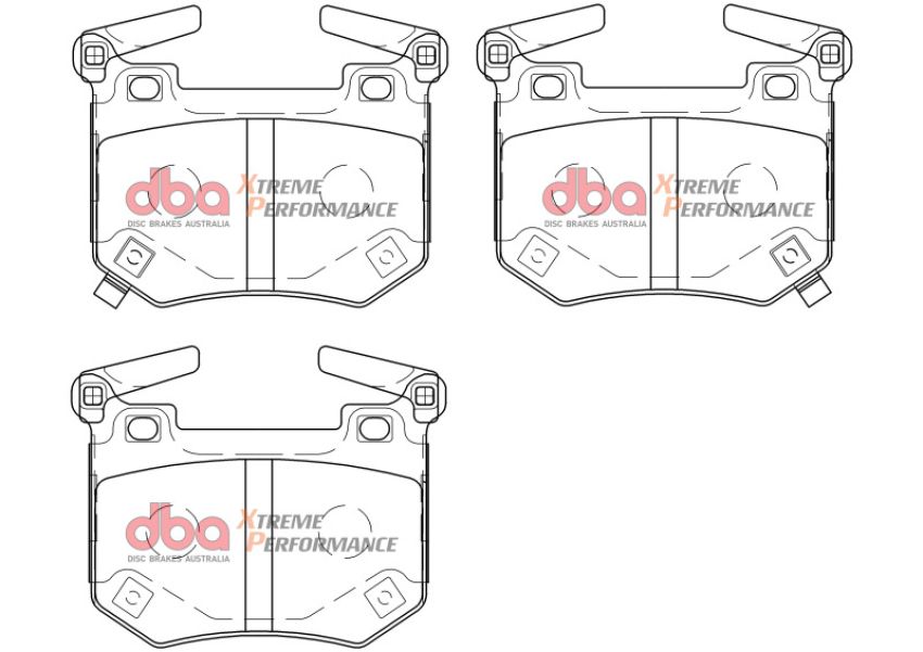 DBA DB15004XP 2018+ Kia Stinger V6 Twin Turbo XP Performance Rear Brake Pads