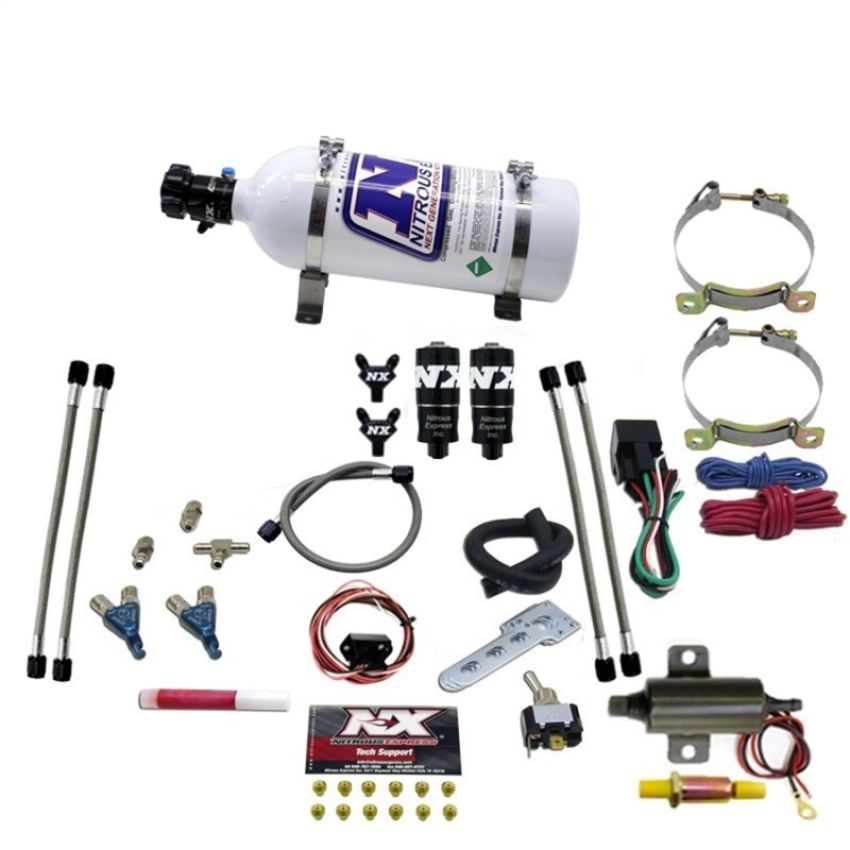 Nitrous Express 67100-05P NITROUS SYSTEM FOR WILDCAT 700 SXS W/ 5.0LB BOTTLE