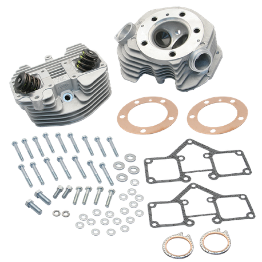 S&S Cycle 90-1496 66-78 BT Super Stock Stock Bore O-Ring Style Single Plug Cylinder Head Kit