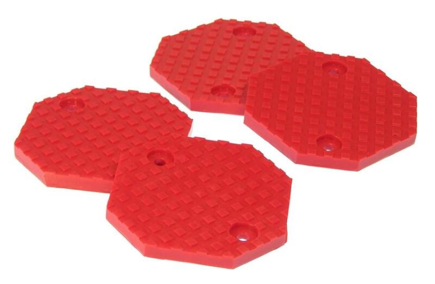 Prothane 19-1451 Universal Tuxedo Two Post Side Lift - Red