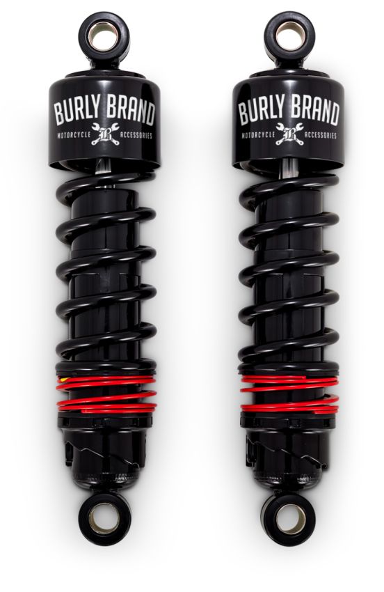 Burly Brand B28-1204B FLH Slammer Shocks - Black