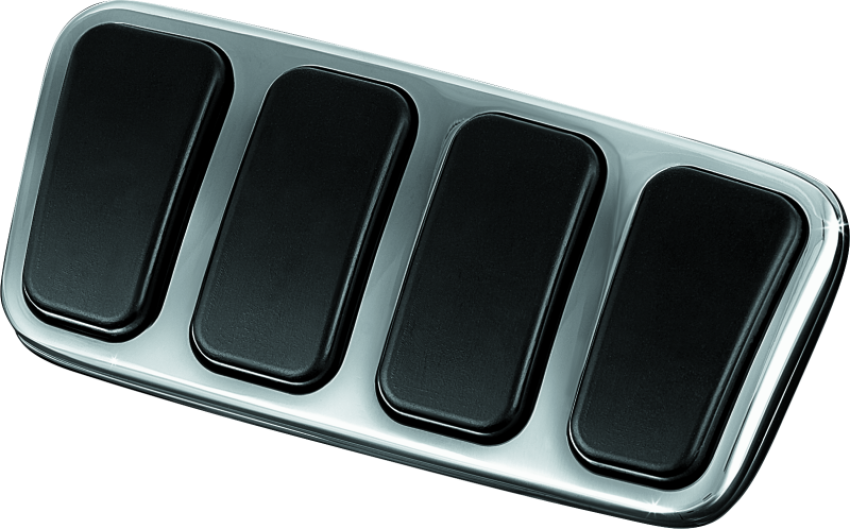Kuryakyn 8849 Brake Pedal Pad For Honda Chrome