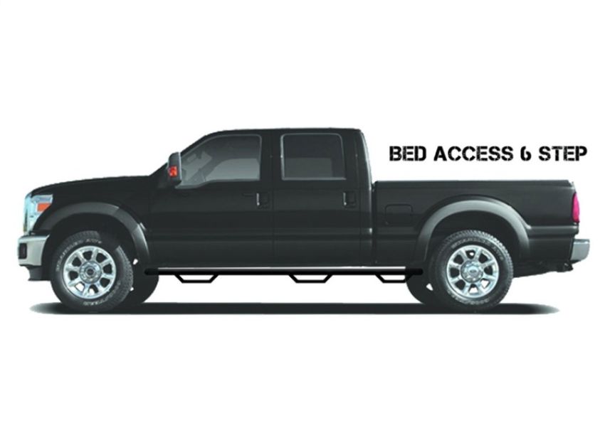 N-Fab D20112MC-6-TX Nerf Step 19-20 Ram 2500/3500 Mega Cab 6.4ft Bed - Bed Access - Tex. Black