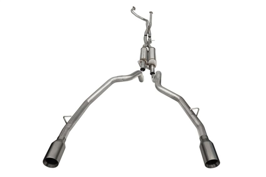 CORSA Performance 21189GNM Corsa 2021-2024 Dodge Ram TRX Crew Cab Xtreme Catback Exhaust Dual Rear Gunmetal Tip