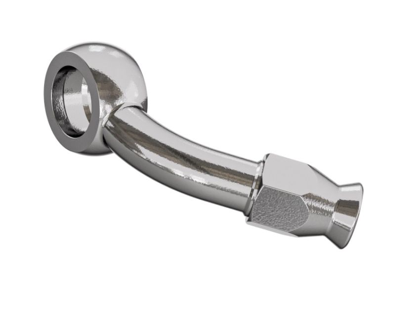Goodridge P5094-02-03C 45 Deg Banjo for 3/8 or M10 Bolt
