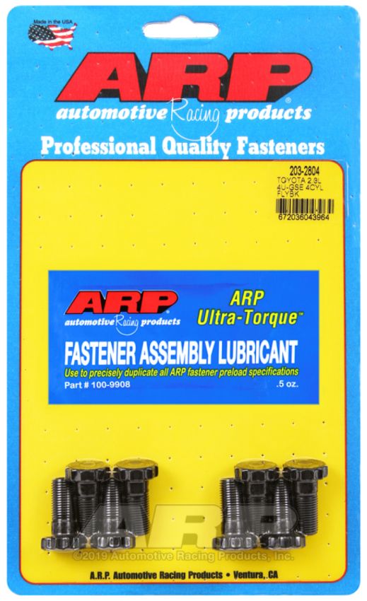 ARP 203-2804 Toyota 2.0L 4U-GSE 4Cyl Flywheel Bolt Kit