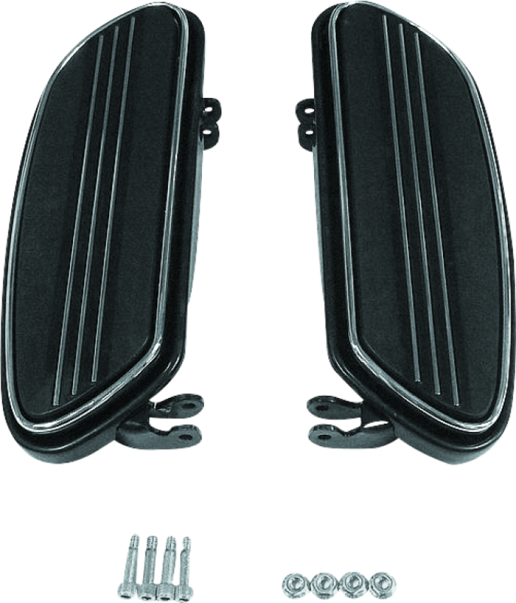 Bikers Choice 491325 86-Up FLH FLT Black Extended Floorboard Kit