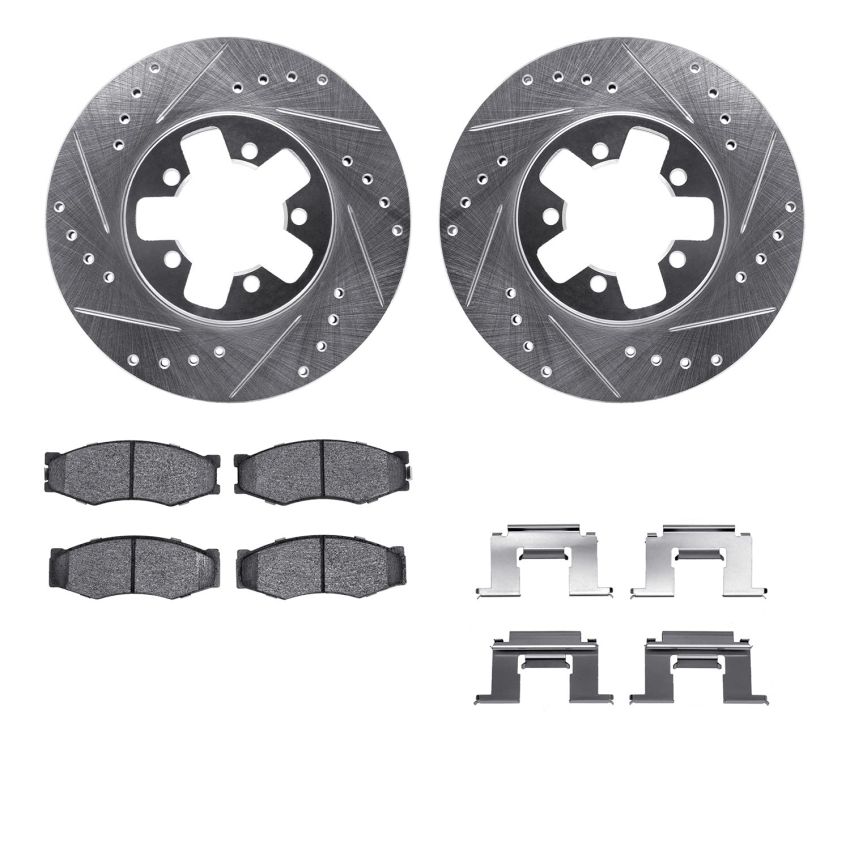 Dynamic Friction 7512-67016 Rotor Kit