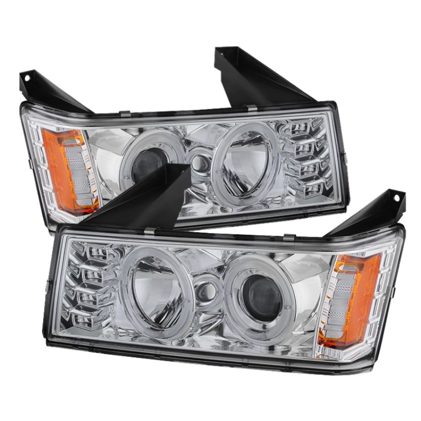 SPYDER 5074157 Projector Headlights - LED Halo - Chrome