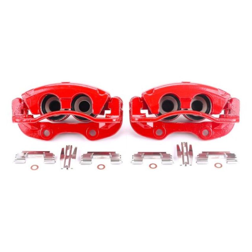 PowerStop S4764 Red Powder Coated Calipers