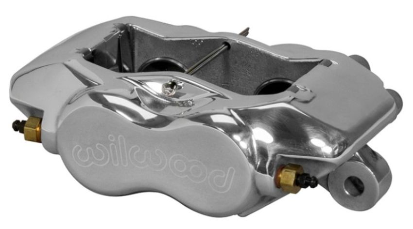 Wilwood 120-13841-P Caliper-Forged DynaliteI Polished 1.62in Pistons .38in Disc