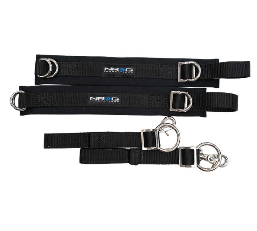 NRG SBH-AR01BK SFI 3.3 Arm Restraints One Pair - Black