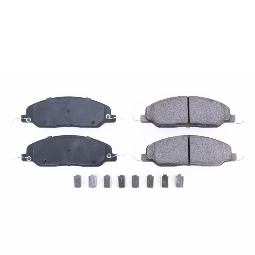 PowerStop 17-1081 PowerStop - Z17 Low-Dust Ceramic Brake Pads with Hardware