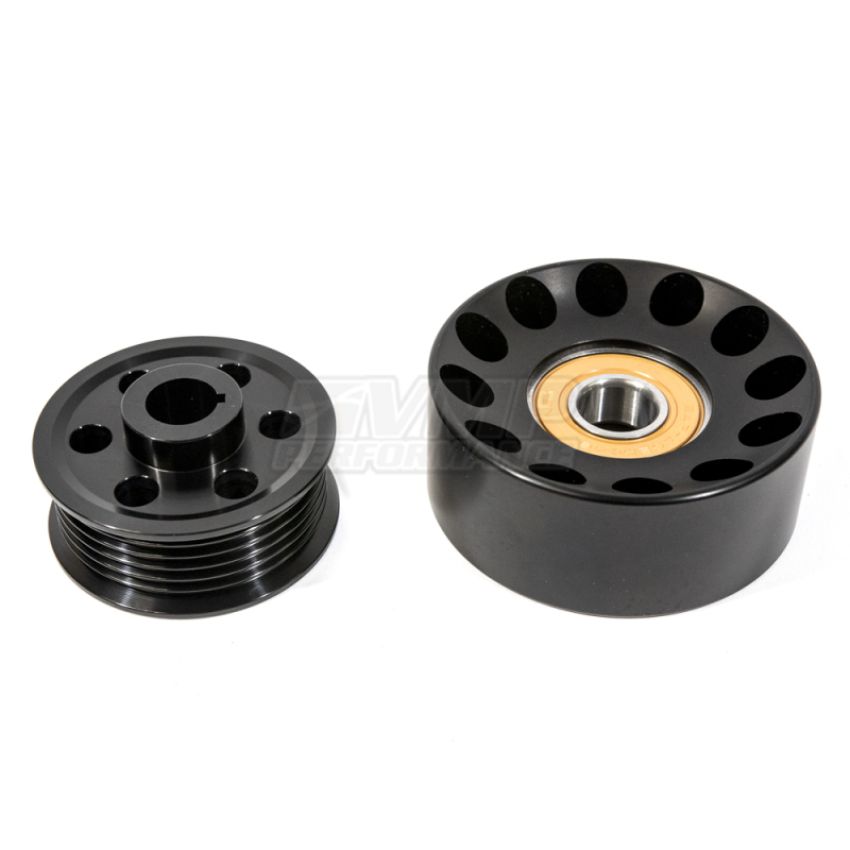 VMP Performance 05-08 Ford Mustang 4.6L 2.49in Roush M90 Keyed Pulley & 90mm Idler Pak