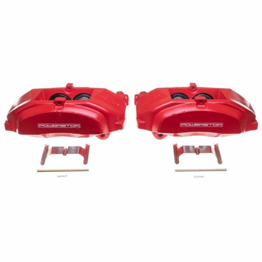 PowerStop S3336 Red Powder Coated Calipers