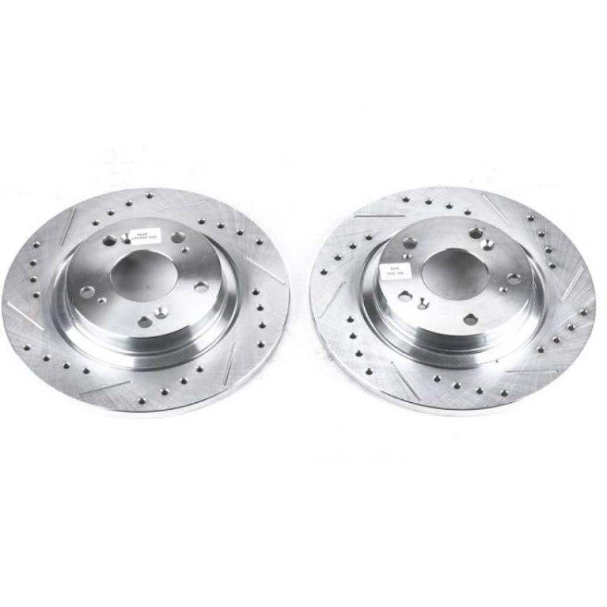 PowerStop JBR928XPR PowerStop Evolution Performance Drilled, Slotted & Plated Brake Rotor Pair