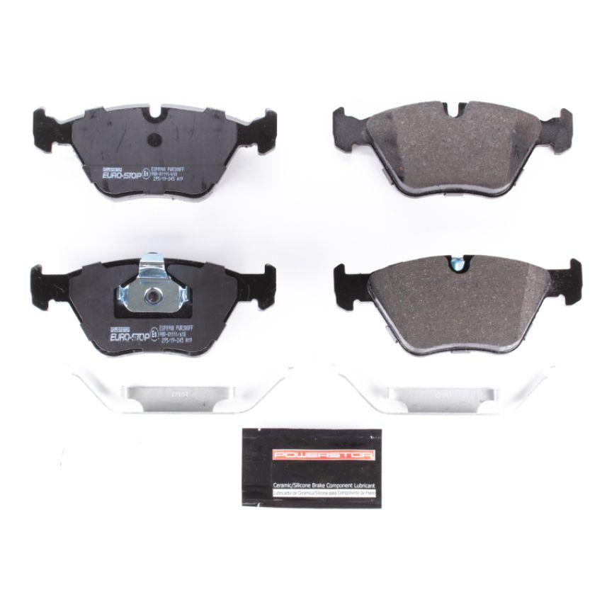PowerStop ESP0900 EuroStop ECE-R90 Certified Brake Pad Set