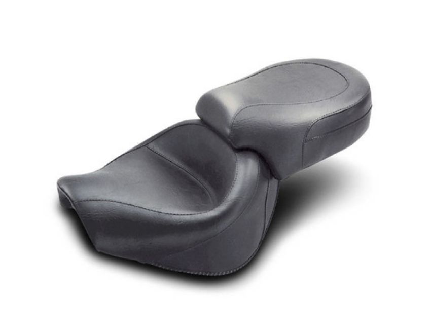 Mustang Motorcycle 75001 Mustang 98-03 Honda VT750 Ace Wide Touring 2PC Seat - Black