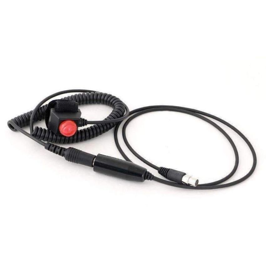 Rugged Radios PTT-CS-3-QD Push to Talk (PTT) 3 Ft. Adapter for PTT-HM-QD and PTT-VM-QD