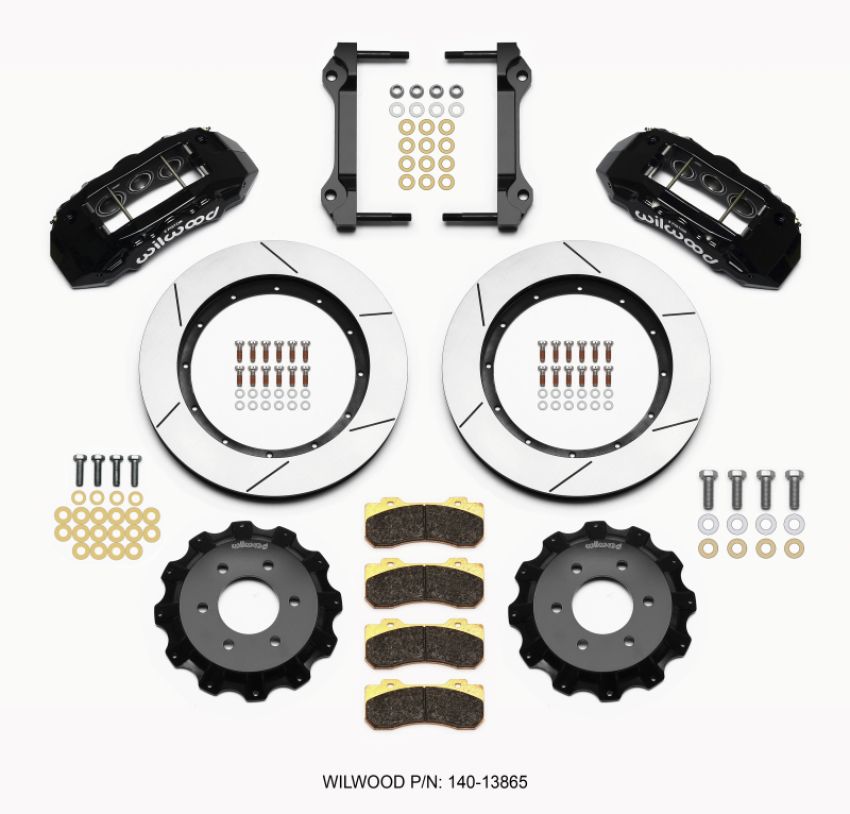 Wilwood 140-13865 TX6R Front Kit 15.50in Black 2010-Up Ford F150 (6 lug)