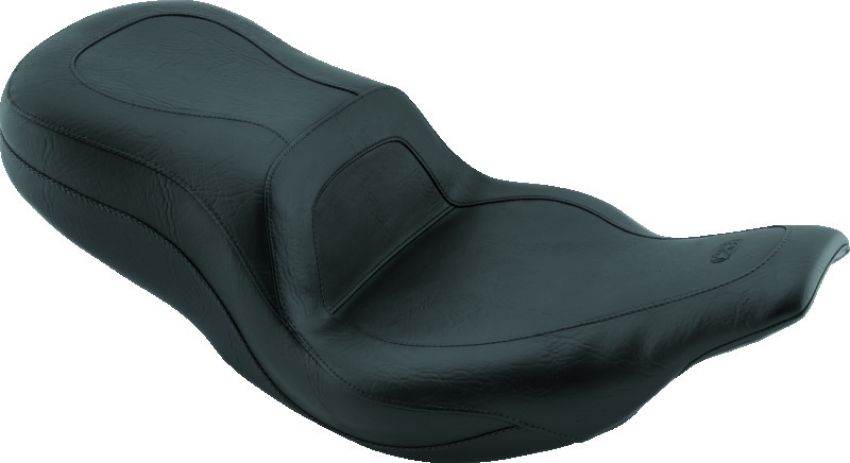 Mustang Motorcycle 93124 Mustang 93-03 Harley Dyna Wide Glide Tank Bib w/Studs - Black