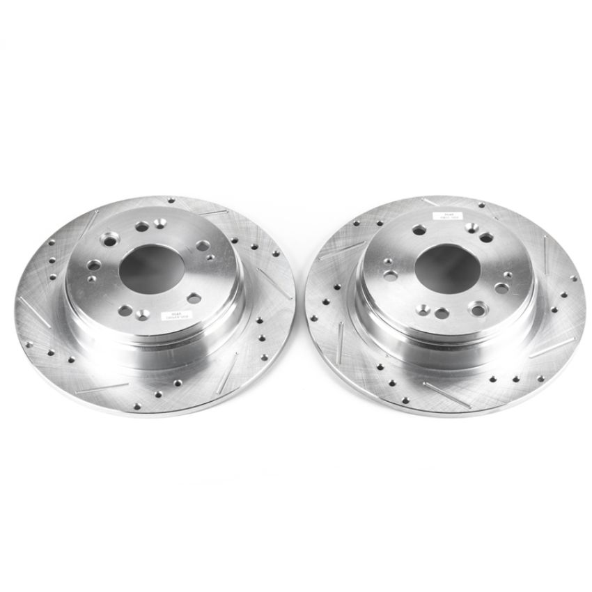 PowerStop JBR963XPR PowerStop Evolution Performance Drilled, Slotted & Plated Brake Rotor Pair
