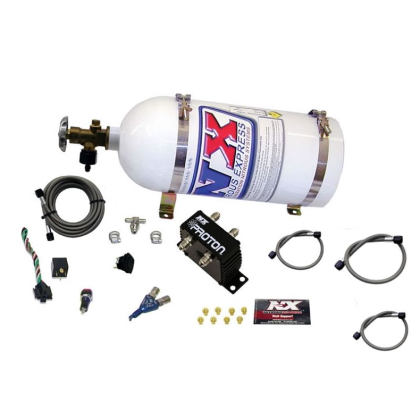 Nitrous Express 20420-10 PROTON SERIES NITROUS SYSTEM W/ 10LB BOTTLE