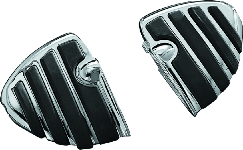 Kuryakyn 4452 ISO Wing Mini Boards Without Male Mount Adapter Chrome