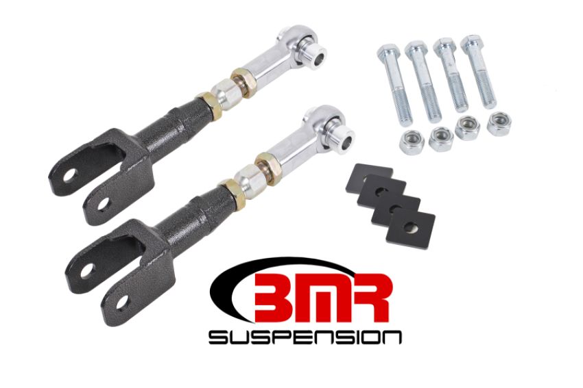 BMR Suspension TR005H Toe Rods, Rear, On-Car Adjustable, Rod Ends