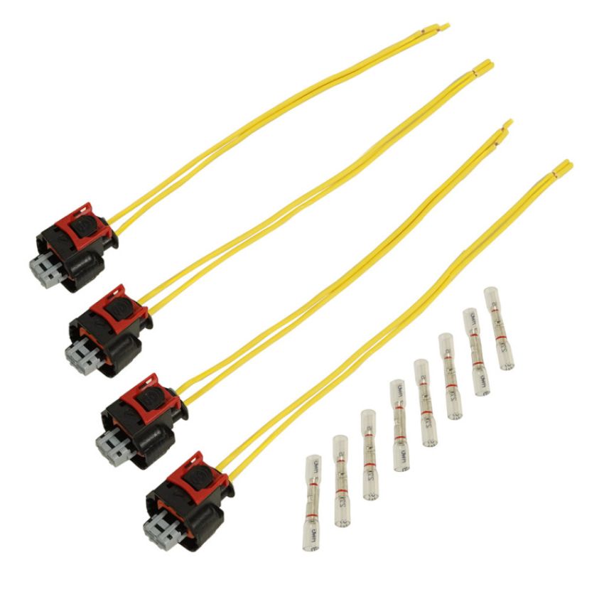 BD Diesel 1050458 INJECTOR CONNECTOR PIGTAIL KIT (4-PACK) CHEVY/GM L5P 2017+